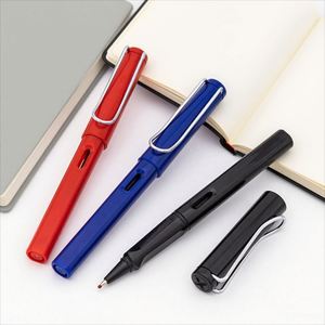 Custom Logo Promotional Plastic Ballpoint <b>Pen</b> with Lovely Stainless Steel Tip Beautiful Writing Stationery Calligraphy Tool Gift - Product Image 2