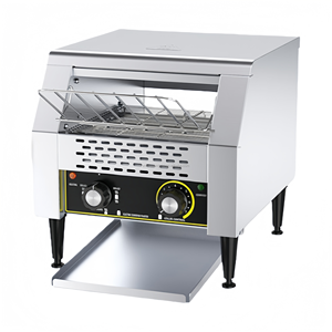 Tostadora de Banda Transportadora en Oferta - Máquina Eléctrica de Acero Inoxidable para Hacer Sándwiches y Pan para Uso Comercial en Servicios de Comida Rápida - Product Image 1