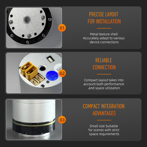 ETOU 24V 48V Harmônico Atuador PH08-51 Robot Joint Module com Freio - Product Image 4