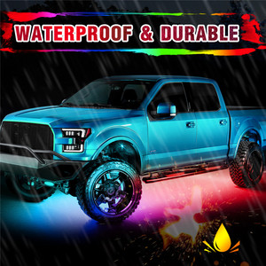 4x Dải Màu Thay Đổi <span class=keywords><strong>12</strong></span> <span class=keywords><strong>Volt</strong></span> Underglow <span class=keywords><strong>LED</strong></span> Trang Trí Bầu Không Khí Ánh Sáng - Product Image 5