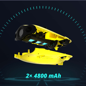 Professionele 4K UHD dieptewaterduikdrone met 200m kabel, onderwaterrobotcamera voor onderzoeken en reddingsoperaties op zeebodems - Product Image 5