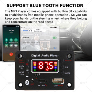 Module décodeur MP3 WMA pour voiture 12V DC, avec USB, TF, radio FM et entrée LINE IN, pour lecteur de musique sans fil avec télécommande - Product Image 2