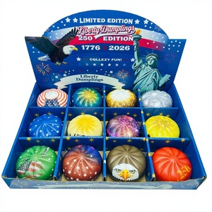 En stock aux États-Unis : Jouets Squishy en forme de boulette à remontée lente, Jouets anti-stress Squishy, Cadeaux de Pâques 2026, Cadeaux de fête pour enfants - Product Image 1