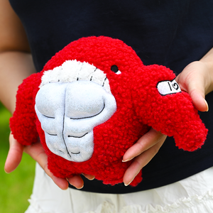 Promozioni di eventi in palestra muscolatura divertenti regali creativi per bambole di peluche agli <span class=keywords><strong>amici</strong></span> balena rossa peluche personalizzati - Product Image 4