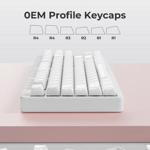 Teclas transparentes compatibles con el teclado mecánico MX Cross Switch y las teclas del teclado de eje magnético - Product Image 3