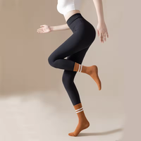 Chaussettes personnalisées Chaussettes de Pilates pour femmes Chaussettes de yoga antidérapantes serrées à 5 orteils et sans orteils Tnkle Grip