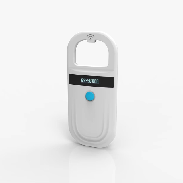 Handheld FDX-B EMID Format Animal Identification Microchip Scanners Electronic Tags Reader Access Control Card Readers 8cm