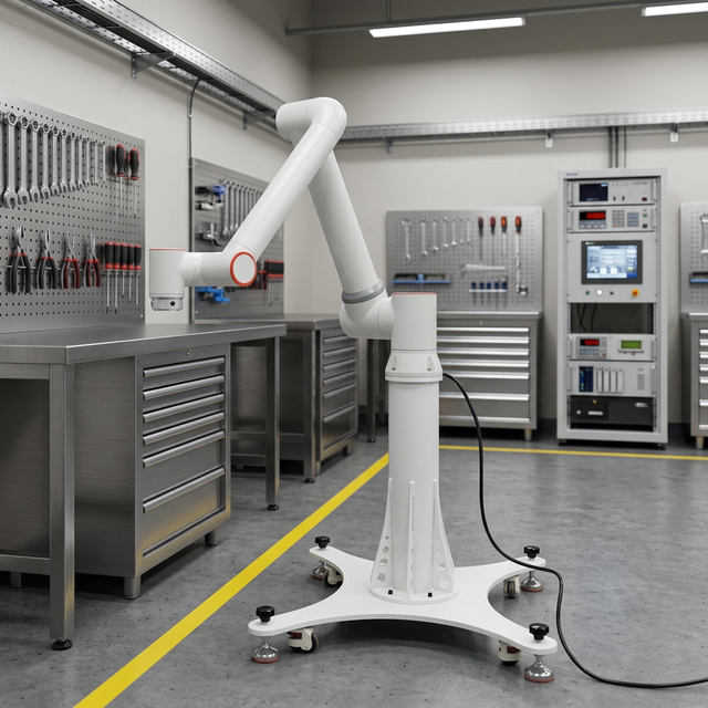 New Flexible Deployment 6 DOF Collaborative Robot 3kg IP54/IP65 <65dB Noise 1 Year Warranty 1m/s TCP Speed 0.02mm Precision