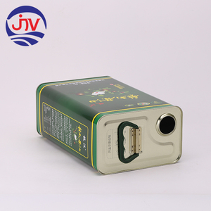 Venta al por mayor: Lata cuadrada de hojalata de 4L apta para uso alimentario, envase metálico vacío para aceite de oliva, forma rectangular, fabricada por Rectified - Product Image 4