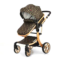 Poussette de bébé haute paysage pour enfants, système de voyage, poussette de bébé 3 en 1