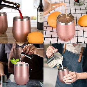 Premium 304 Stainless Steel Inner Lining Wine <b>Cup</b> With Lid <b>Reusable</b> Eco Friendly <b>Cup</b> Fathers Day Gift Idea ASM09 - Product Image 4
