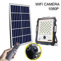 Luz de inundación Solar Led de precio razonable de alta calidad, carcasa de seguridad de pared brillante, cámara de 1080P, grabación de vídeo HD para tienda al aire libre