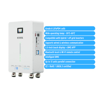Stock UE - Pack de batteries lithium-ion 51,2 V 314 Ah 16 kWh pour stockage solaire, Powerwall mobile à montage au sol avec écran tactile et roues