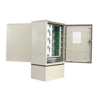 Armadio di Distribuzione FTTH per Esterni con 576 Core in Fibra Ottica SMC e Adattatore SC
