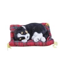 Um, Realista Sleeping Plush Respirando Gato Peludo Gato Com