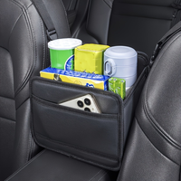 Sac de rangement pliable en cuir pour siège de voiture, organisateur de voiture lavable à grande capacité, accessoires universels pour voiture