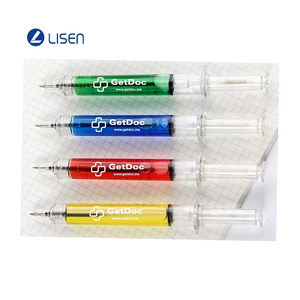 Biểu Tượng Tùy Chỉnh Dễ Thương Y Tế Tiêm Ống Tiêm Hình Bóng Bút Khuyến Mại Nhựa Thể Thao Bút Cho Các Bệnh Viện - Product Image 2