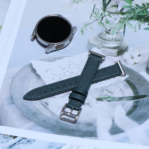 สายนาฬิกาหนังแท้หรูหรา20มม. สำหรับ Seiko สายหนังบาง20มม. สายนาฬิกาสำหรับฮับ - Product Image 4