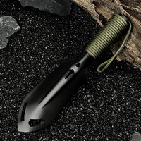 Truelle multifonctionnelle en acier inoxydable durable, pelle de camping et houe de jardin avec sangle de transport