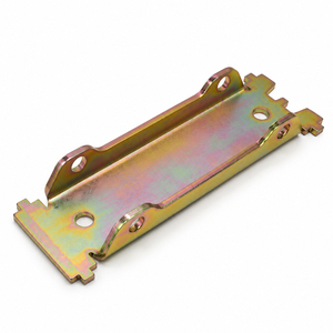 Pièces métalliques OEM personnalisées en acier Q235 estampé, plaqué zinc doré, résistantes à la corrosion, pour outils de câblage télécom - Product Image 5
