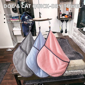 Serviette de bain de luxe pour animaux de compagnie, pour chiens et chats, absorbante, séchage rapide, fournitures de nettoyage - Product Image 2