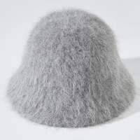 Sombrero de Lana de Alpaca de Lujo para Mujer, Gorro Cálido y Peludo, Elegante Sombrero de Invierno para Viajar