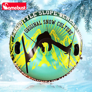 Tube à neige gonflable Samebust 110 cm, double siège, pour enfants et adultes, pour l'hiver en plein air - Product Image 4