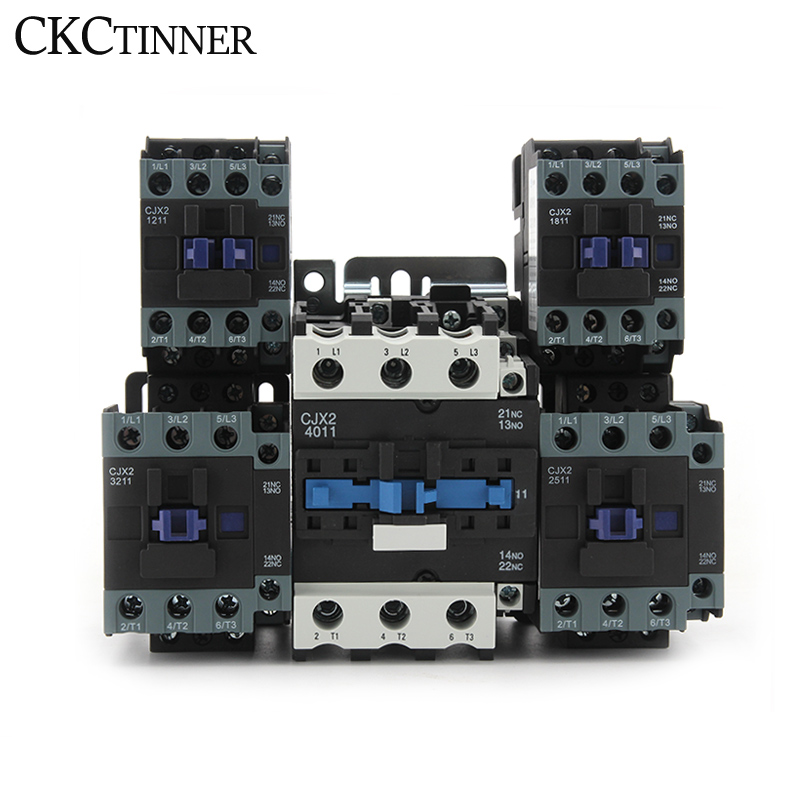 Контактор переменного тока CJX2-1811 2511 3211 1211 0911 220v трехфазный 380v напряжения с поддержкой