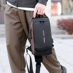 Borse <span class=keywords><strong>da</strong></span> <span class=keywords><strong>uomo</strong></span> impermeabili in Nylon antifurto con USB Multi-funzione Travel Messenger tracolla tracolla per <span class=keywords><strong>uomo</strong></span> - Product Image 6
