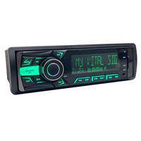 Autoradio MP3 4*60W Classe D avec Bluetooth, FM, USB, AUX, Lecteur de Cartes SD/TF, Écran Numérique, Unité Centrale Stéréo Simple DIN pour Voiture, OEM