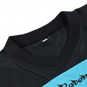 Camiseta de Fútbol Retro Personalizada Unisex, Corte Regular, Transpirable, de Malla de Poliéster, Estilo Cuadrado, Manga Corta, para Verano - Product Image 5