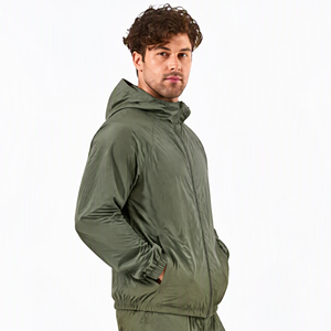 Chaqueta de Motociclista Formal para Hombre, Talla Grande, de Lona Delgada, con Capucha, Resistente al Viento, Impermeable y Transpirable, para Senderismo al Aire Libre - Product Image 5