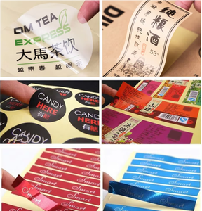 Tùy chỉnh-thực hiện dán dán tinh thể chuyển nhãn copperplate giấy biểu tượng niêm phong quảng cáo in dán nhãn - Product Image 5