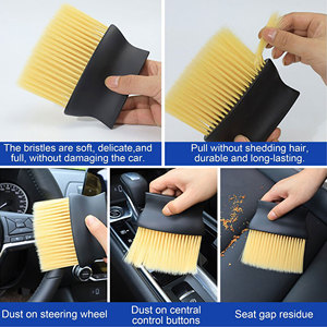 Brosse de nettoyage de voiture à succès, grande taille, brosses de <span class=keywords><strong>lavage</strong></span> de voiture, brosse de détail automobile de qualité supérieure pour l'intérieur, outils de nettoyage de voiture haut de gamme - Product Image 4