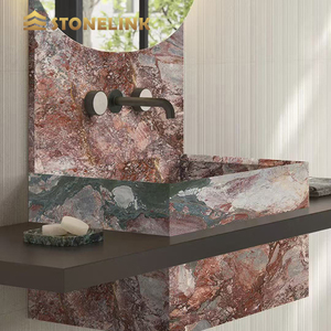 Carrelage en marbre vert quatre saisons Pierre naturelle fraîche pour les comptoirs contemporains Sols en marbre <span class=keywords><strong>et</strong></span> revêtement mural - Product Image 3
