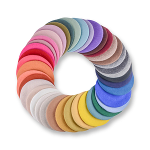 Sonbahar kış zarif deve yün kadın bere kapaklar OEM fransız tarzı düz Minimalist banliyö rahat düz renk yumuşak sıcak şapkalar - Product Image 1