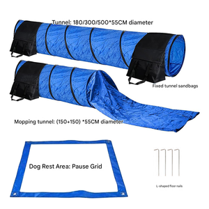 Ensemble d'agilité pour animaux de compagnie Offre Spéciale Obstacle Pole Training Sensibilité Jumping Pole <span class=keywords><strong>Dog</strong></span> Outdoor Exercise <span class=keywords><strong>Equipment</strong></span> <span class=keywords><strong>for</strong></span> <span class=keywords><strong>Dog</strong></span> Training - Product Image 2