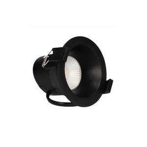 Lámpara LED empotrable de 7W con CCT, antideslumbrante, color negro, ideal para iluminación ambiental y de acento. - Product Image 1