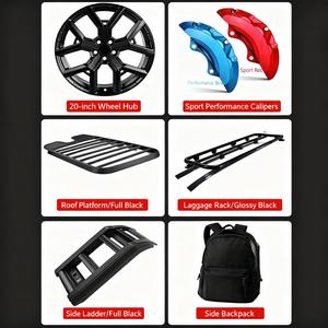 Kit de Carrocería Delantera y Trasera con Rejilla para <span class=keywords><strong>Land</strong></span> <span class=keywords><strong>Rover</strong></span> <span class=keywords><strong>Defender</strong></span> <span class=keywords><strong>90</strong></span> 110 2020 2021 2022 <span class=keywords><strong>2023</strong></span> 2024, Accesorios Exteriores - Product Image 5