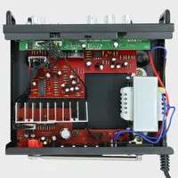 Système Sonore Home Cinéma Double Microphone Amplificateur Hi-Fi 300W*2 Canal 2.0 Ampli Son Numérique Décodeur Mp3 Bluetooth