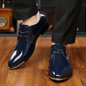 Chaussures habillées en cuir respirantes pour hommes, style britannique haut de gamme, à bout pointu, pour l'été, idéales pour les affaires et les mariages - Product Image 3