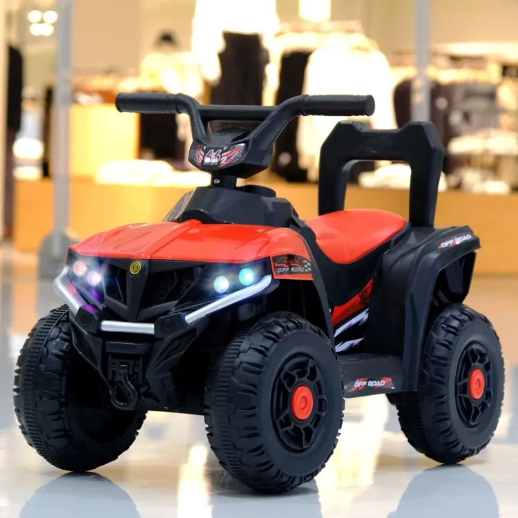 Yeni çocuklar binmek araba 6 v pil çocuklar elektrikli ATV araba büyük boy çocuklar sürüş oyuncak araba