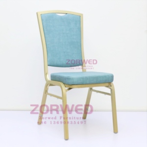 Nhà Máy Tùy Chỉnh Sang Trọng Bầu Trời Màu Xanh Hiện Đại Khách Sạn Hội Trường Đám Cưới Lễ Stackable Tiệc Ghế Và Bảng Sự Kiện Cho Bán - Product Image 4