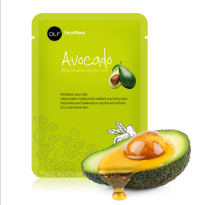 Venta al por mayor OEM fábrica cosmético Natural Avodado cuidado de la piel hidratante antienvejecimiento nutritivo cuidado de la piel hoja facial - Product Image 5