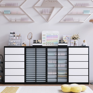 Gabinete de Exhibición para Salón de Uñas de Alta Gama en Oferta, Gabinete para Esmalte de Uñas, Gabinete de Almacenamiento para Pegamento de Uñas en Venta - Product Image 2