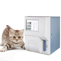 Analizador de Hematología Automático para Veterinaria, Máquina de Análisis de Sangre Totalmente Automática para Hospital de Animales con Pantalla Digital