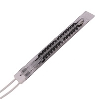 Lampes chauffantes infrarouges en quartz à double hélice en fibre de carbone personnalisables, idéales pour les équipements d'impression et les fours de cuisson de peinture.