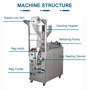 Máquina Envasadora Multifuncional Totalmente Automática para Pasta de Tomate, Mantequilla de Maní, Aderezo para Ensaladas, Chile, Alta Eficiencia - Product Image 2