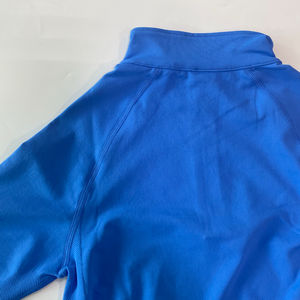 Комплект из 2 предметов: женский спортивный костюм для йоги с длинным рукавом, укороченный топ на молнии, удлиненный спортивный топ, шорты для фитнеса, комплект для бега и тренировок - Product Image 5