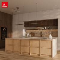 Meubles muraux modulaires de style minimaliste européen Alland Skeleton Line Door, meubles de style nordique, ensembles de meubles, armoire de cuisine